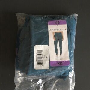 Danskin High Rise Bonded 7/8 Leggings Color Stormy Sea Women’s Size XS